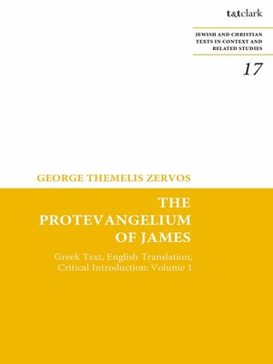 cover image of The Protevangelium of James
